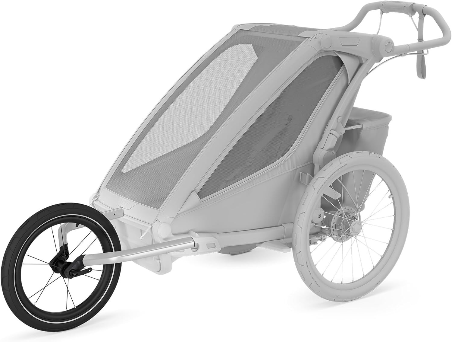 Thule Chariot Jogging Kit 2 20201302 Silver Open Box Free Shipping