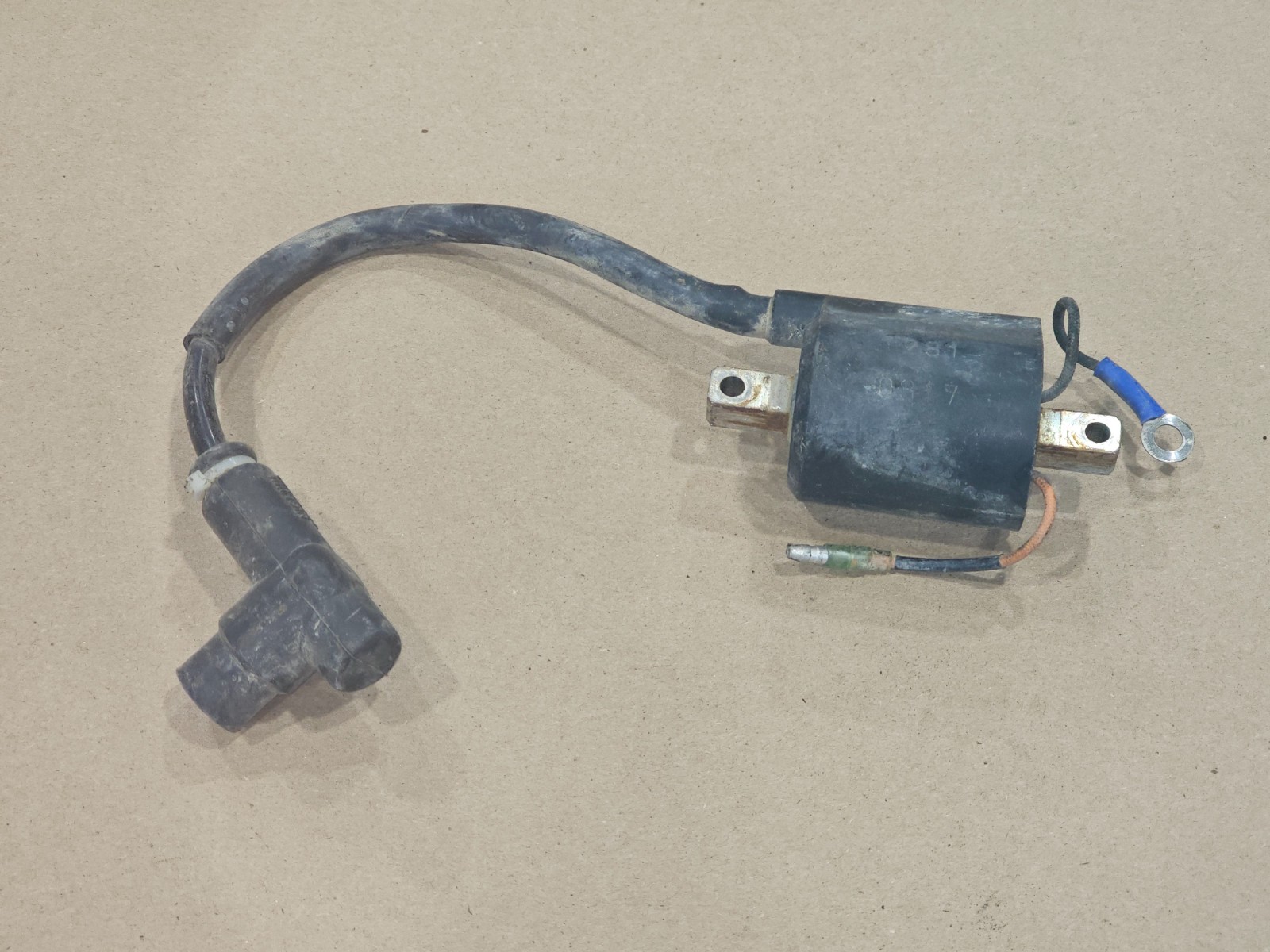 2001 Kawasaki KX250 KX 250 Engine Ignition Coil Spark Plug Cap 99-02 - WORKS!