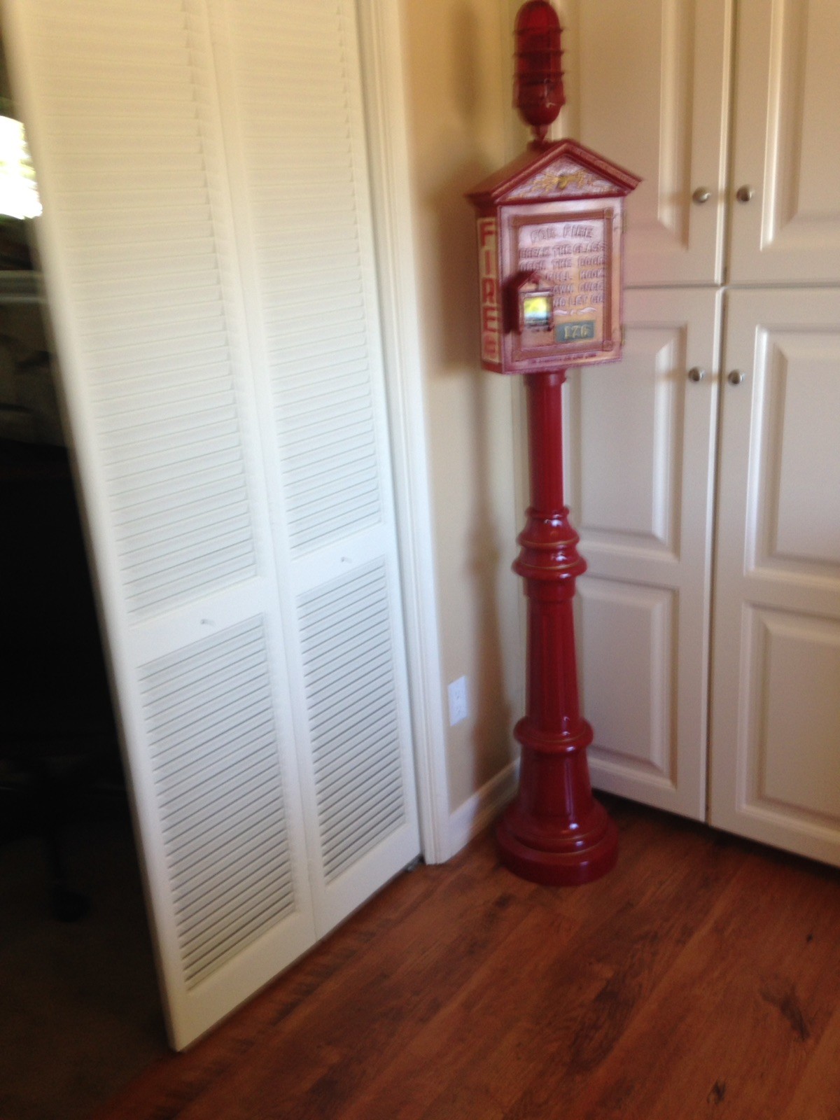 Gamewell Post Pedestal for mounting Fire Alarm Callbox