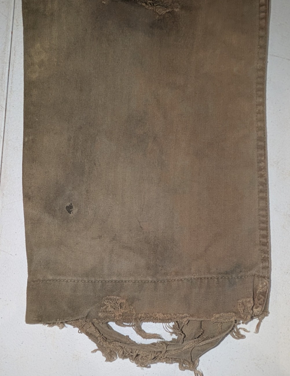 WWII/2 USMC Miniseries Pacific HBT combat aged matching tunic and pants set