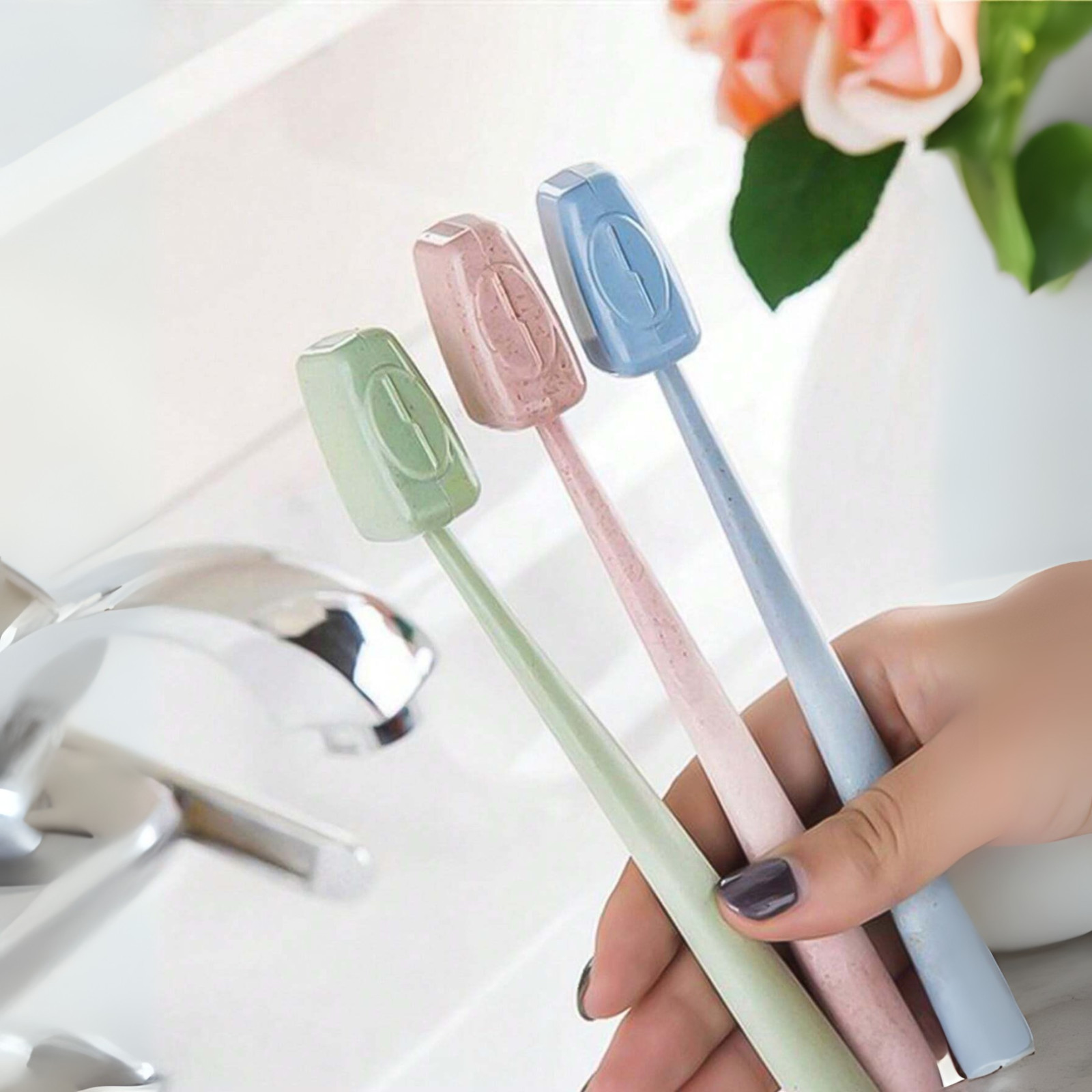 4/8pcs Toothbrush Head Case Head Protective Cover Portable Toothbrush Head Cover