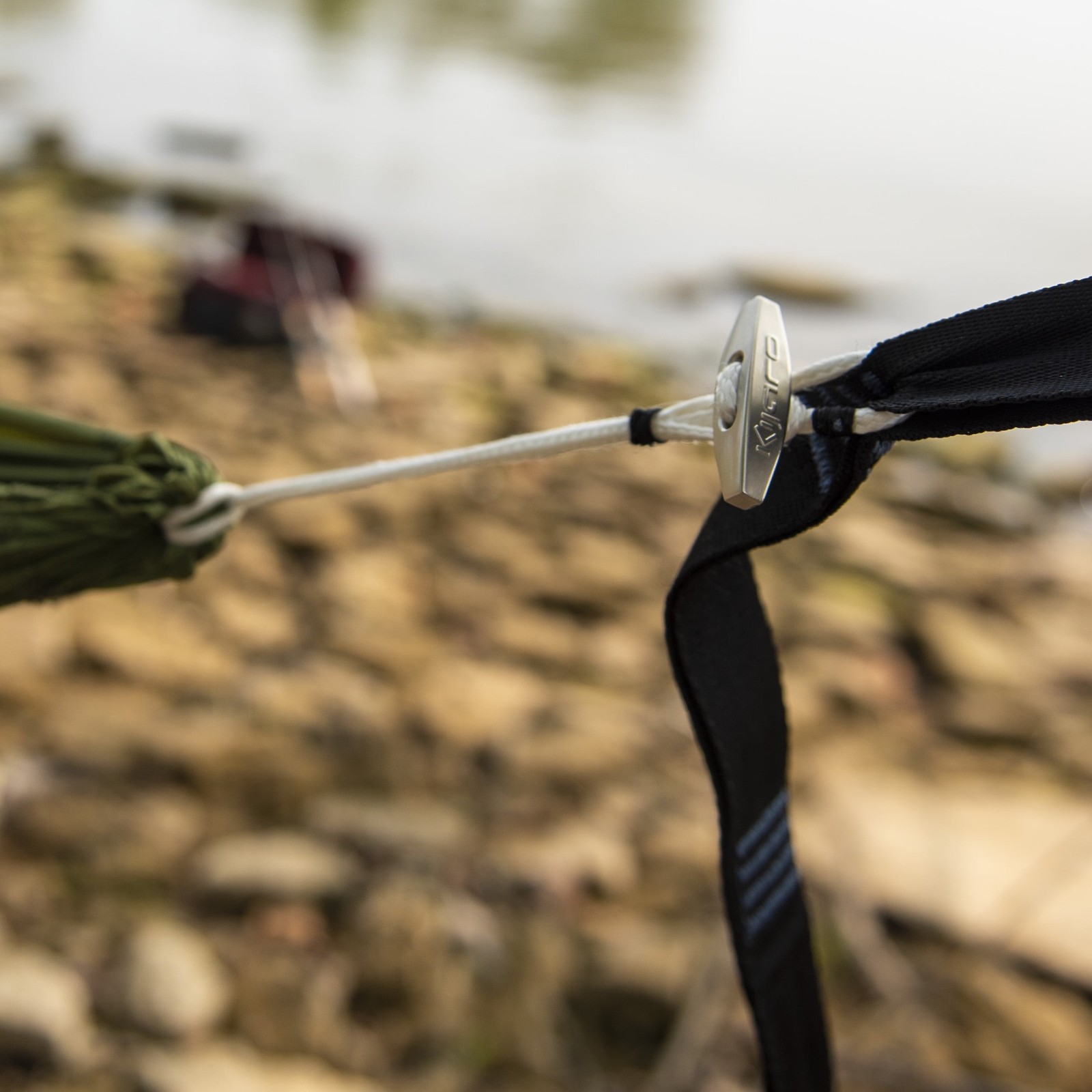 Kijaro Ultralight Camping Hammock, 1 Person, 300 lb Capacity, Green, Aluminum