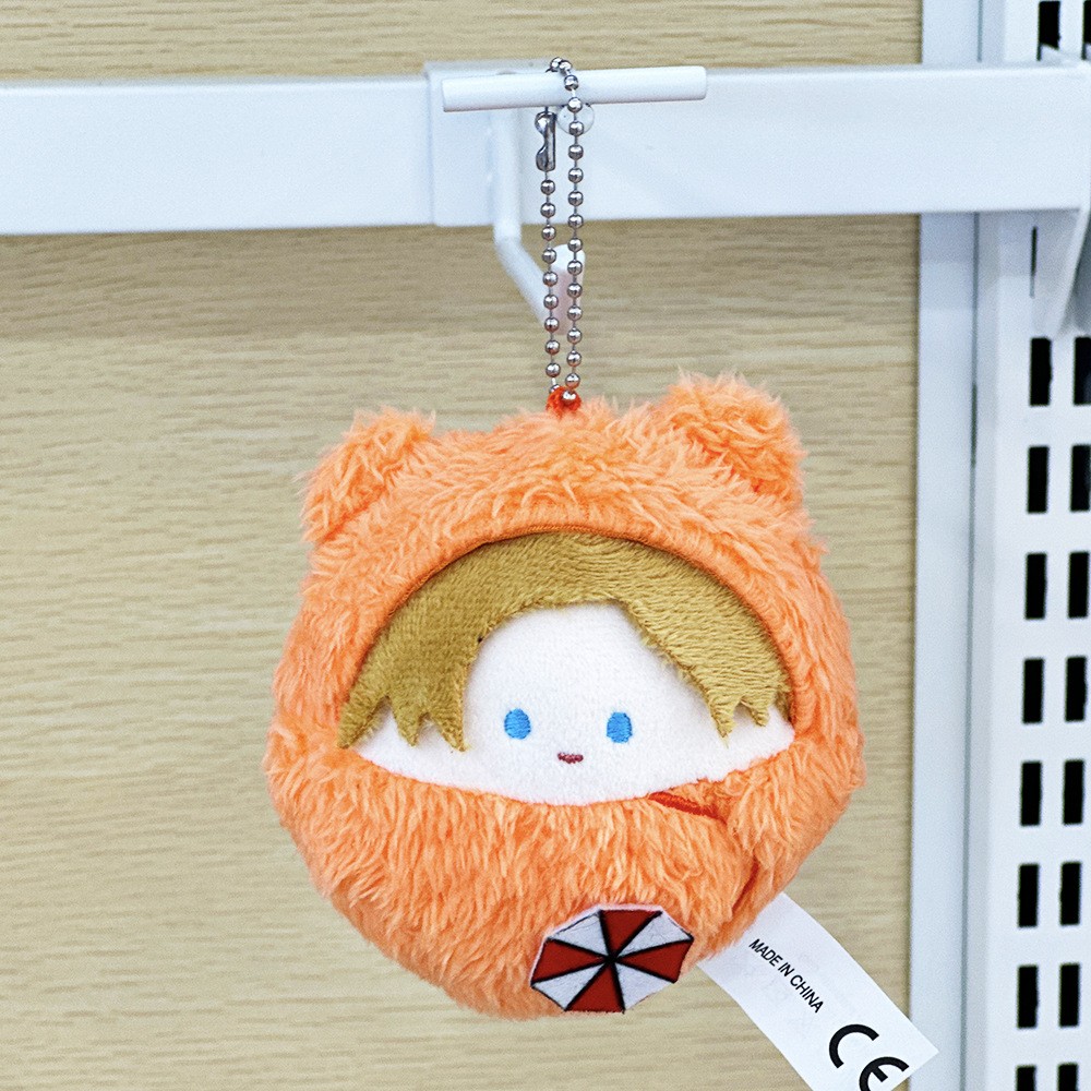 NEW TOY Resident Evil Leon S. Kennedy Mini Plush Keychain toy gift 10cm
