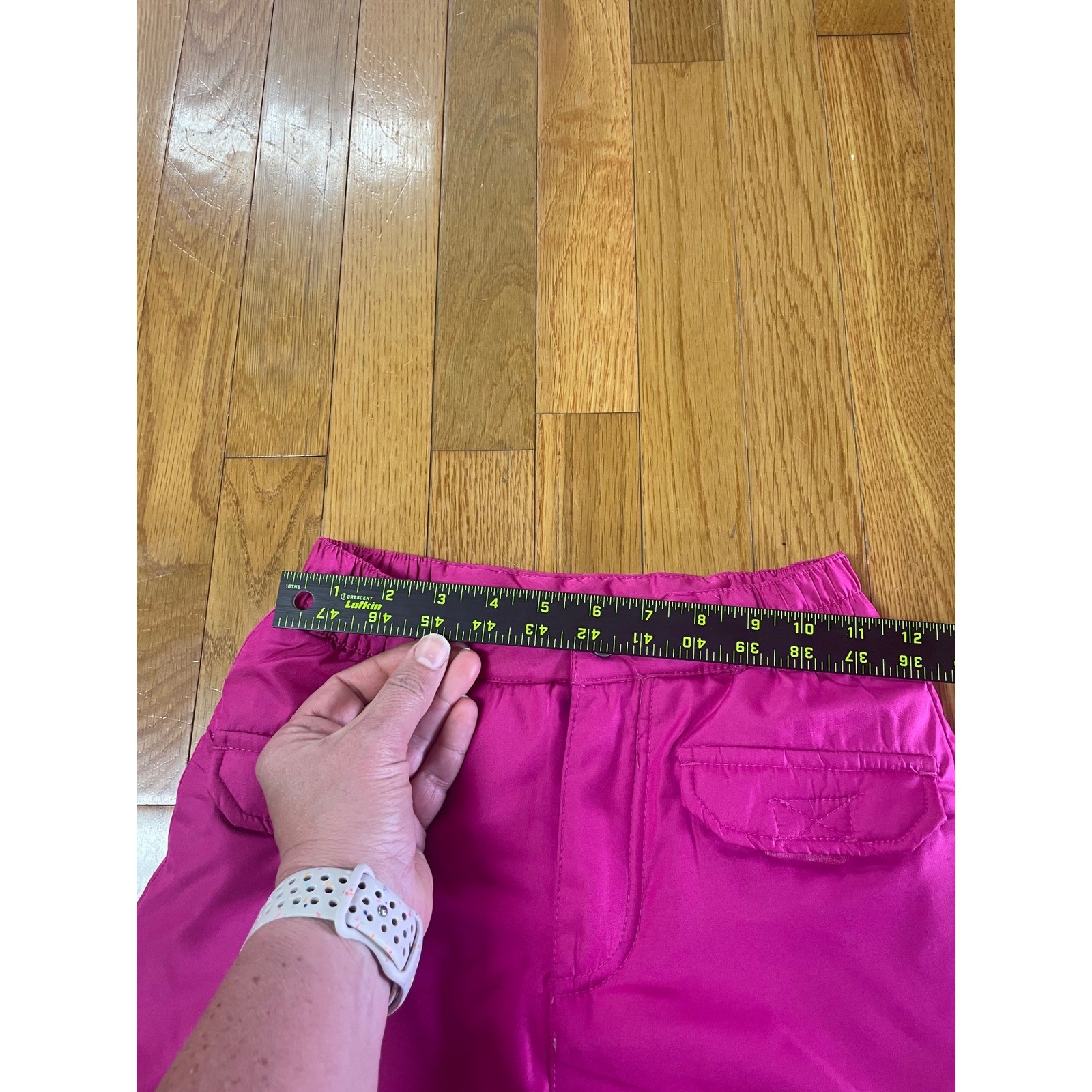 Cherokee Kids Pink Insulated Snow Pants Cargo Pockets Size 5/6