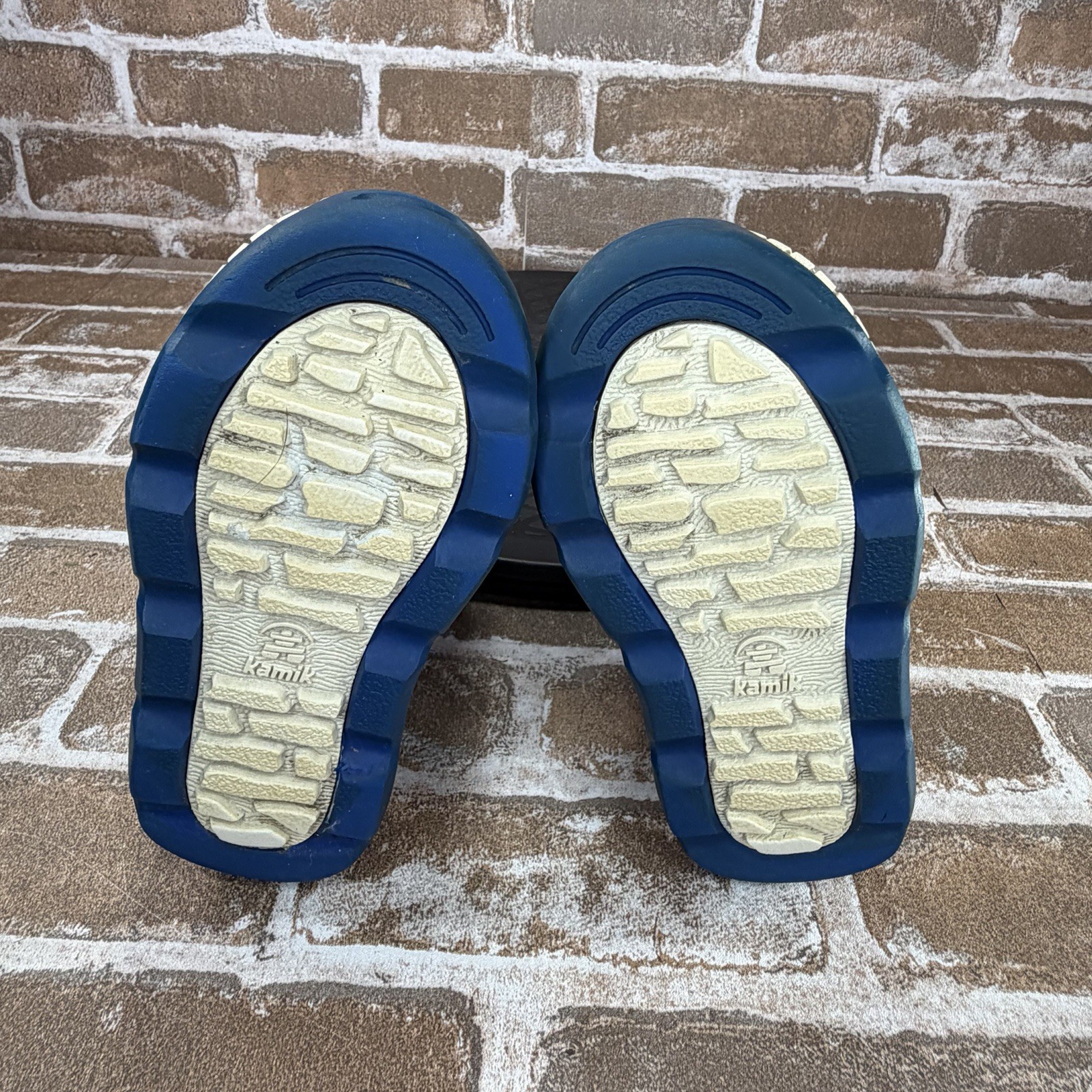 Kamik Parker Waterproof Winter Snow Boots Blue Boys Toddler Size 8