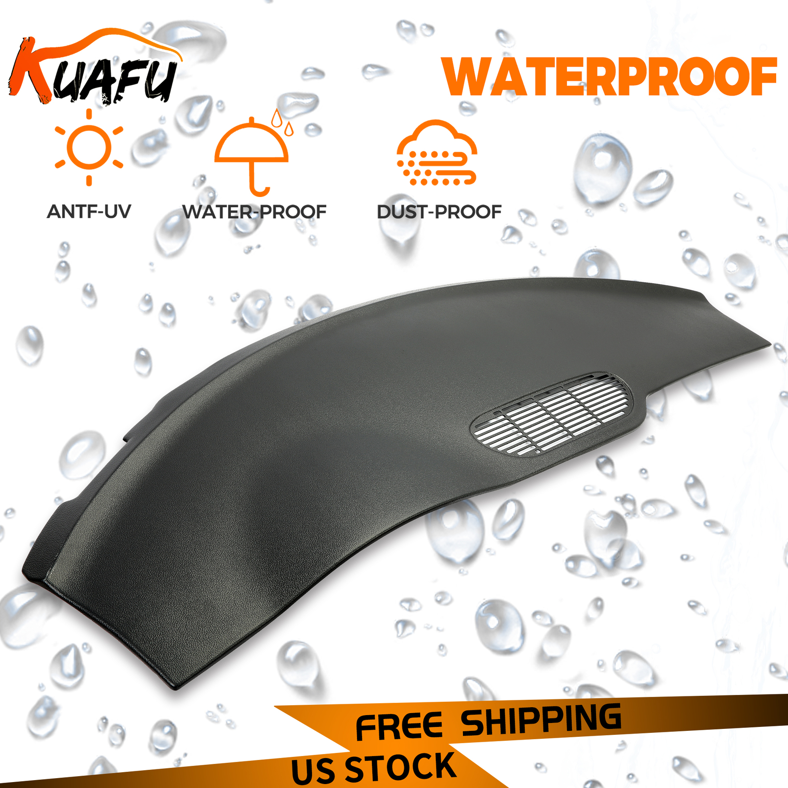 Molded Dash Cover Pad Overlay For 97-02 Chevrolet Camaro Pontiac Firebird BLK