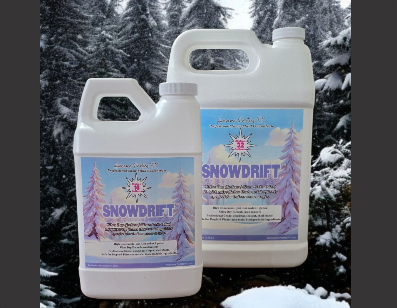 Snow Machine Fluid Concentrate -64oz- Makes 16 Gallons, thats $4.31 gal.