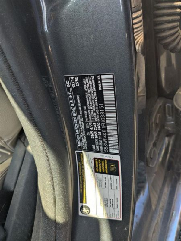 2015-2023 Mercedes C-Class Driver Left Front Spindle Knuckle OEM