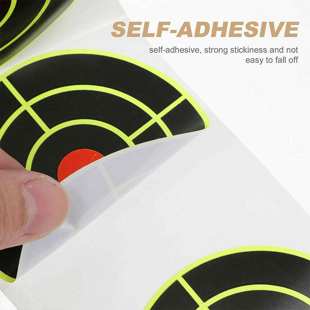 250Pcs Splatter Target Stickers Paper 3" Self Adhesive Reactive Targets Shooting