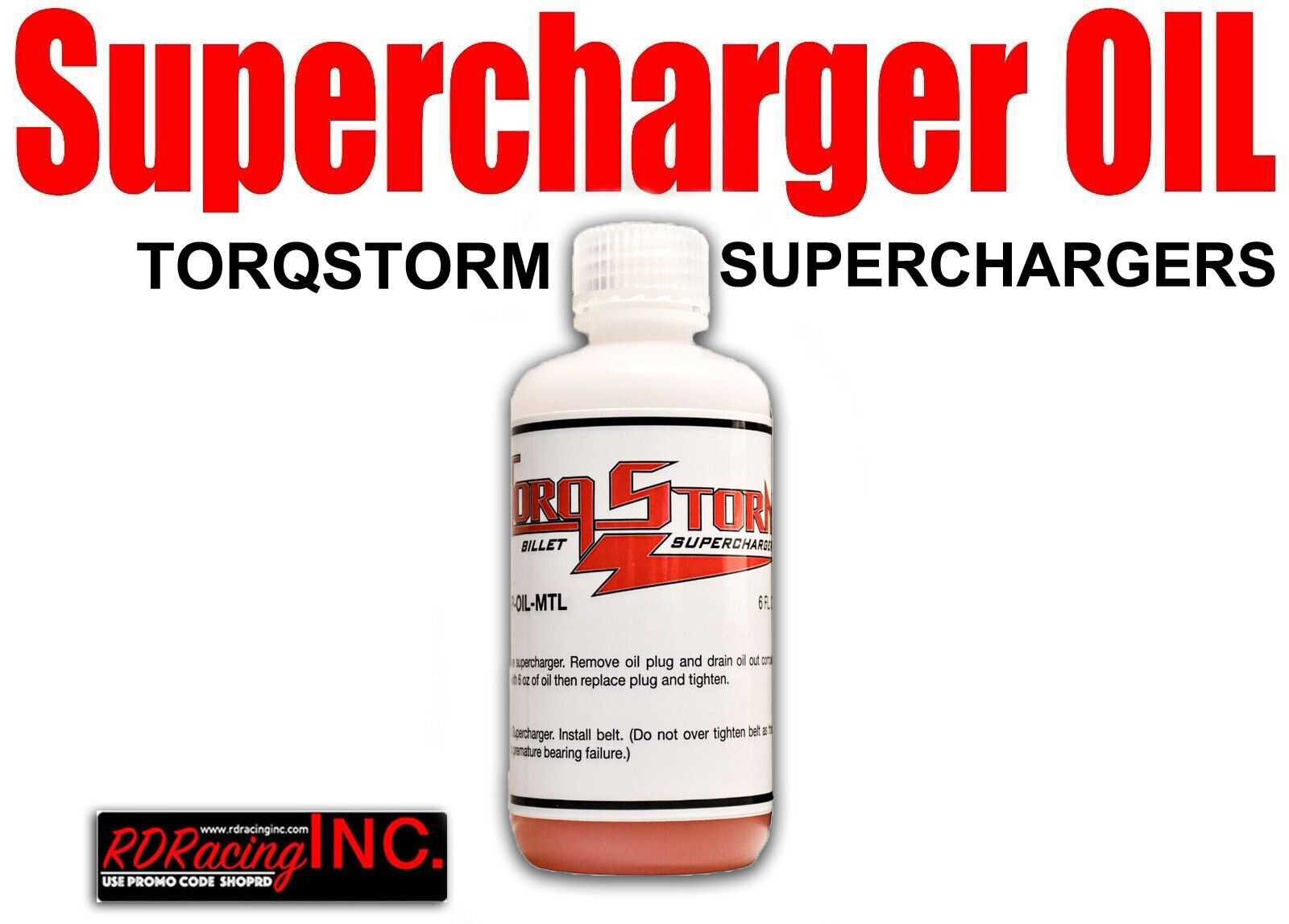 TORQSTORM SUPERCHARGER OIL ARP-OIL-MTL  6 OZ BOTTLE  IN STOCK THANKS