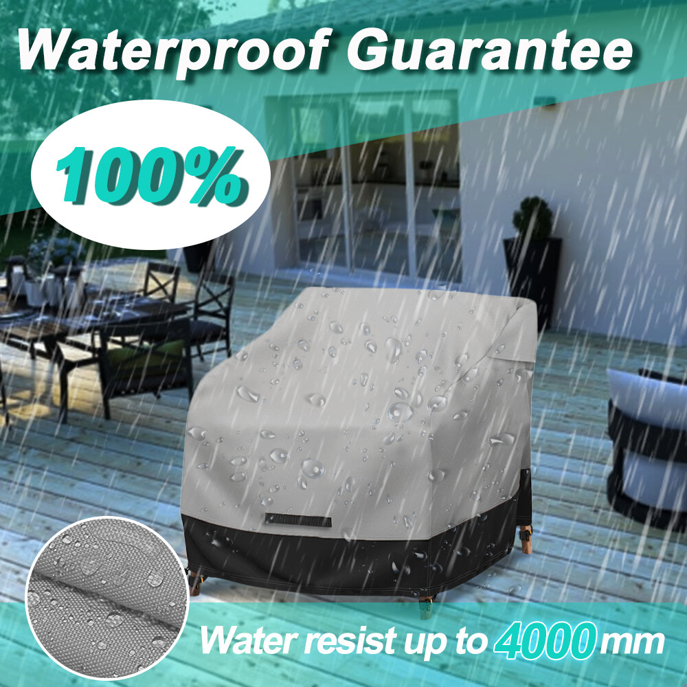 Waterproof Patio Chair Cover, Outdoor Furniture Cover for Lawn/Deck/Garden/Yard
