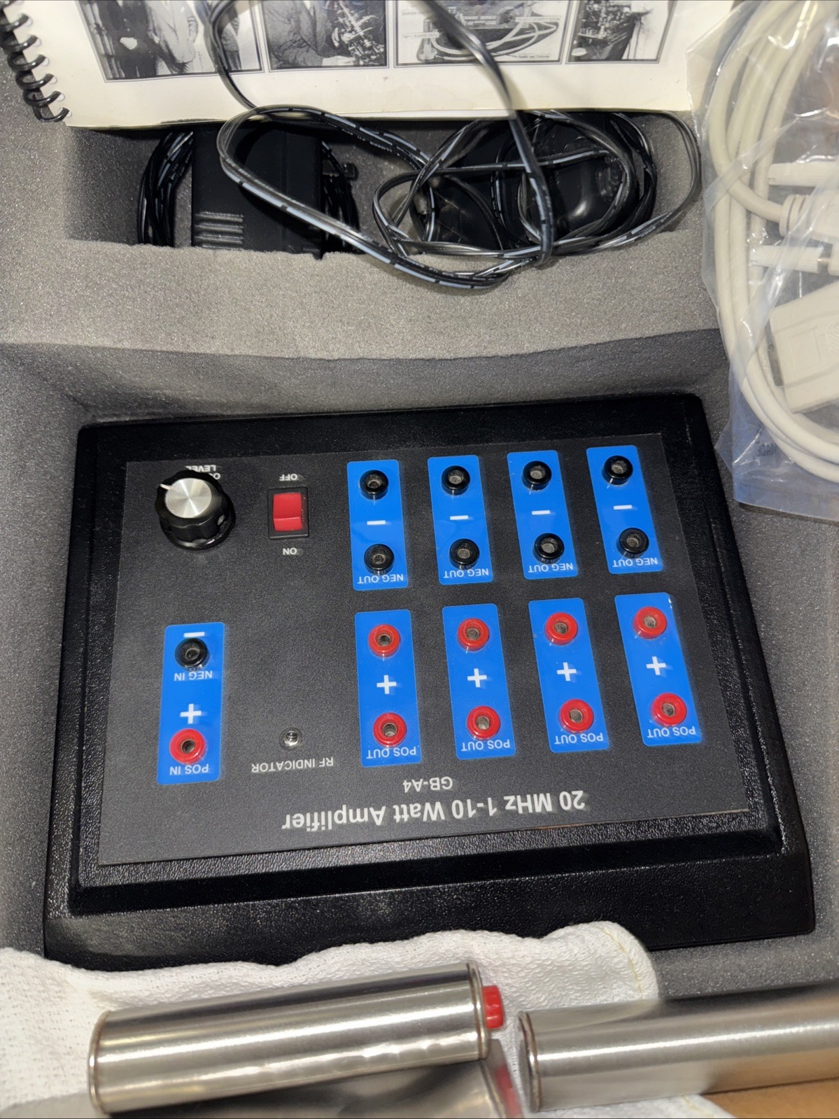 GB-4000 Rife - 20Mhz AMP A4/SR4 - Excellent Shape - Complete Rare Dark Blue