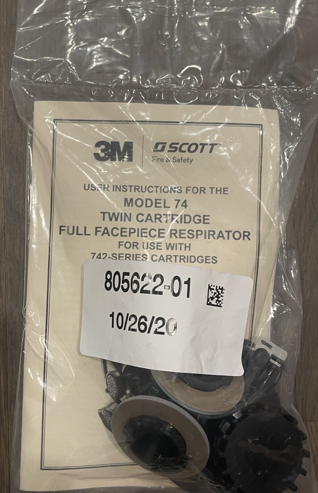 3M Scott Twin Cartridge 1/4 Turn Adapter 742 Series For AV-2000-3000 # 805622-01