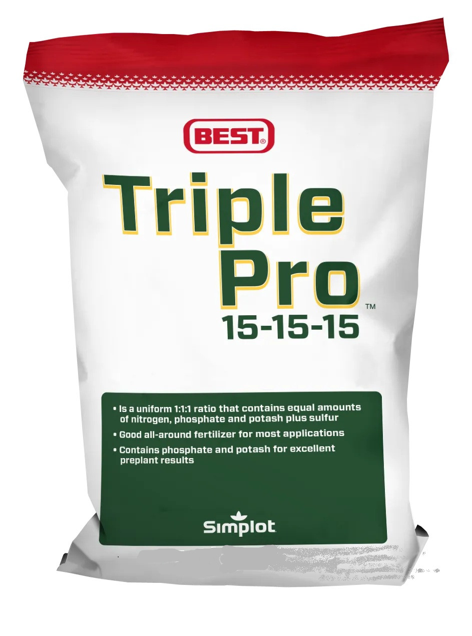 BEST 15-15-15 All purpose TRIPLE PRO lawn, garden, farm and food plot fertilizer