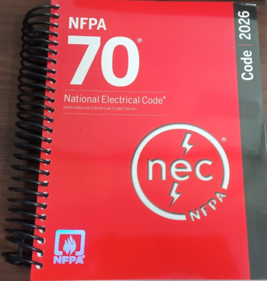 NFPA 70 National Electrical Code 2026 Edition Spiral Free Shipping USA STOCK