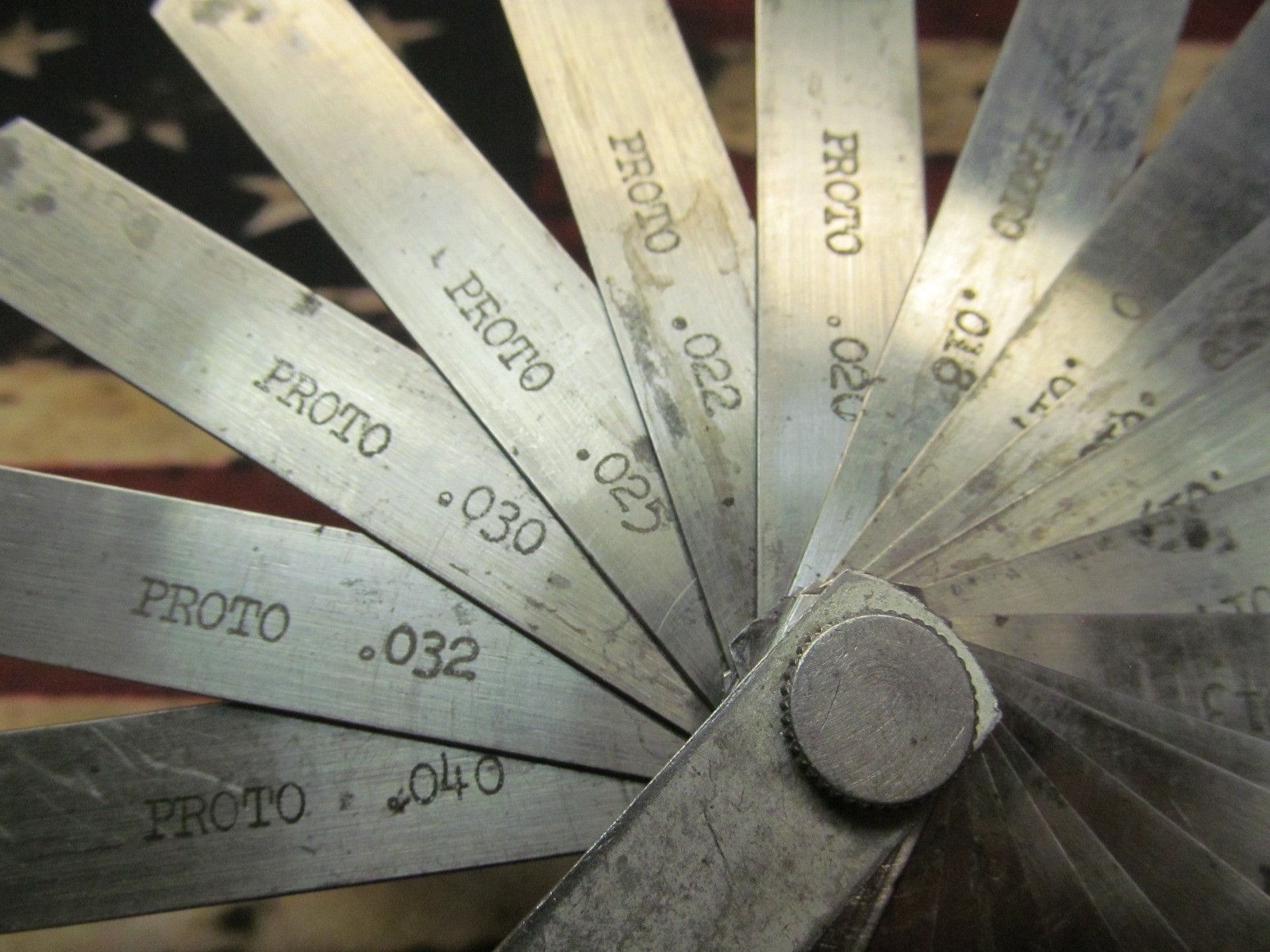 Vintage PROTO Feeler Gage No. 000AA - Made In USA - Los Angeles Mfd USA