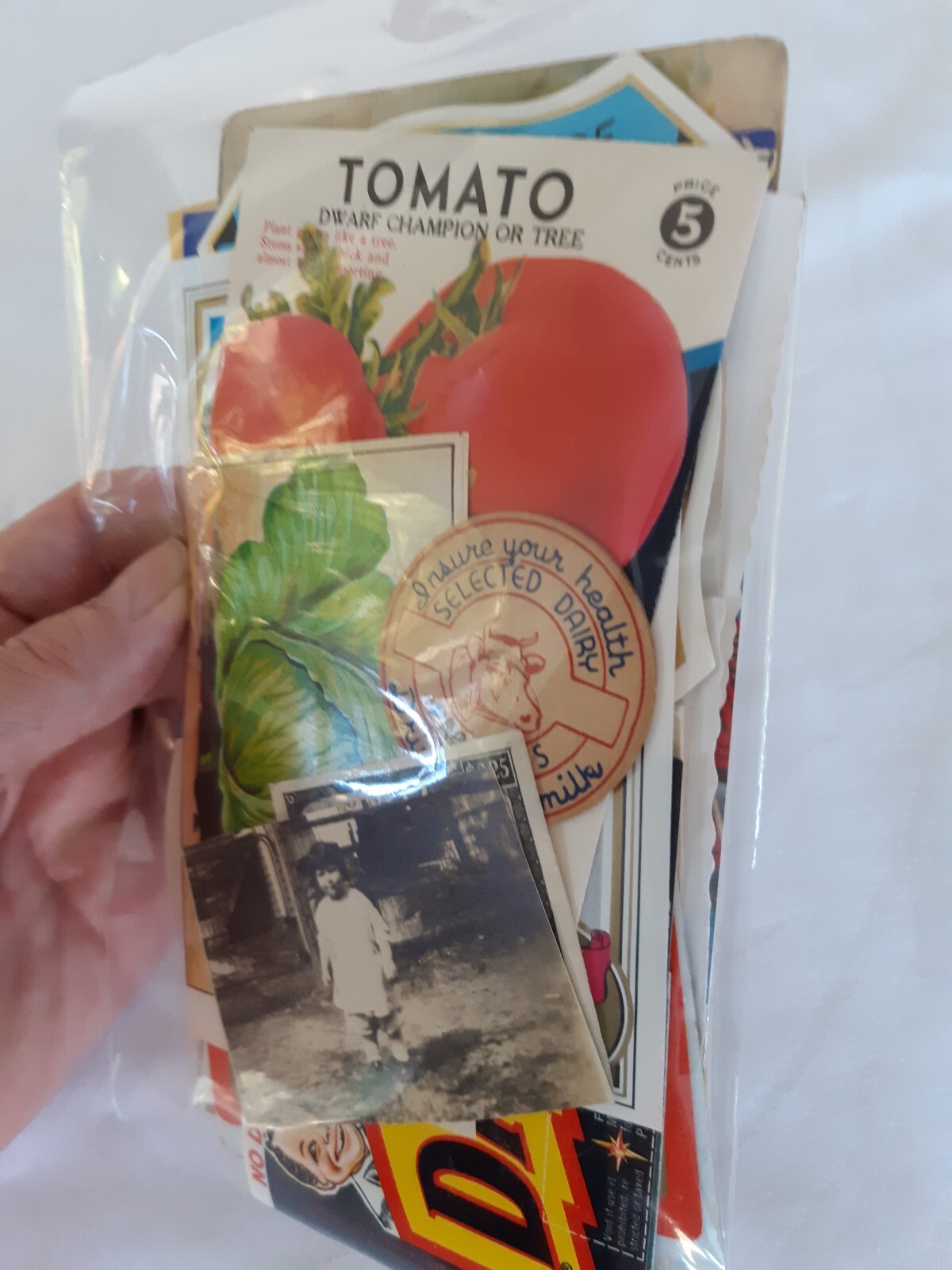 Lot of Vintage Ephemera Items--Old Postcards, paper Junk Journal Scrapbook Items