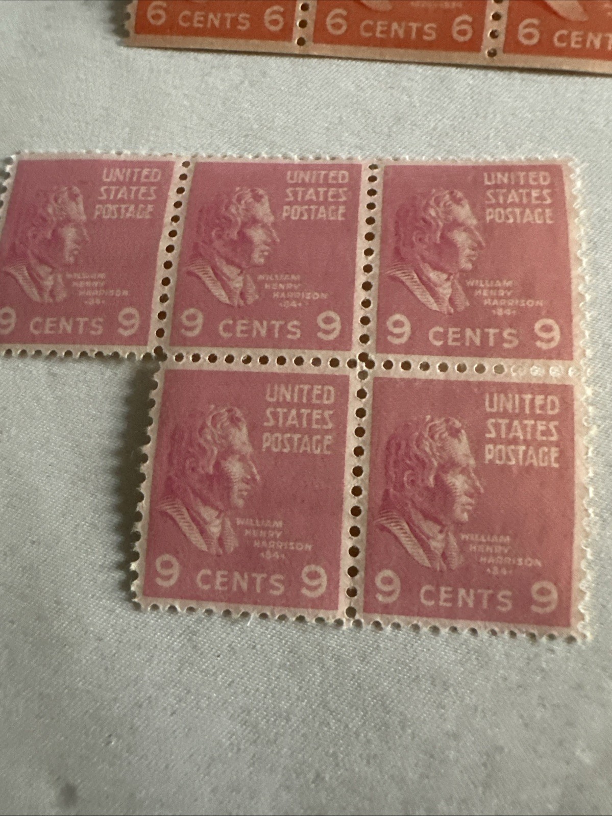 Lot Of US Stamps 1/2 Cent To 50 Cents Block Plate Unused