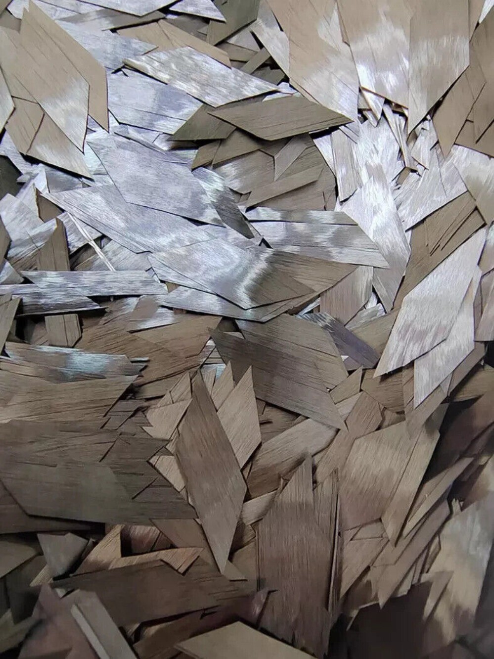 Diamond Big Shaped Flake Carbon Fiber Chopped Forged Cut Short Fibre Filament