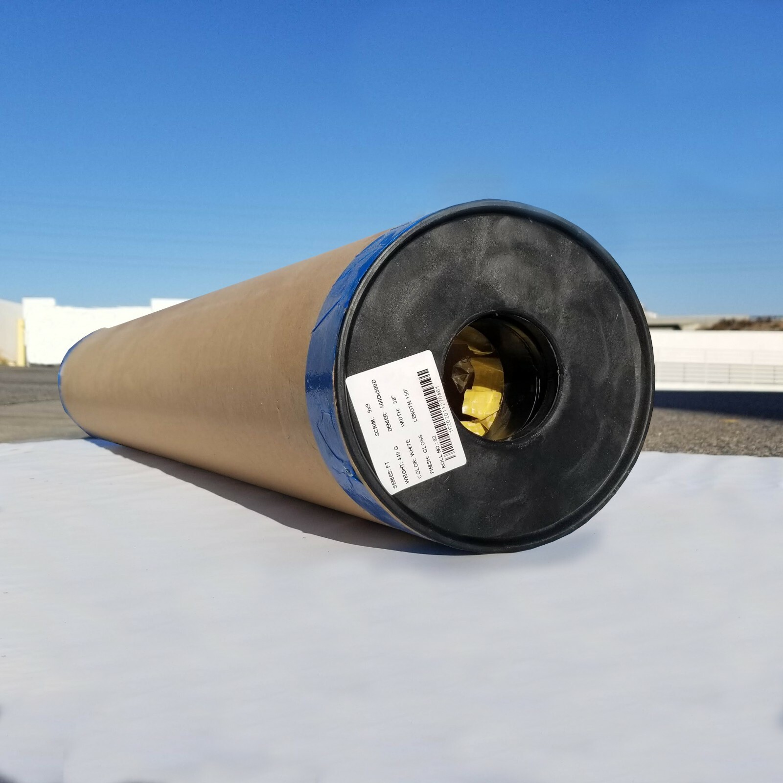 Double Side Printable Blockout Vinyl Roll - 50" x 150' ECO-SOLVENT LATEX UV