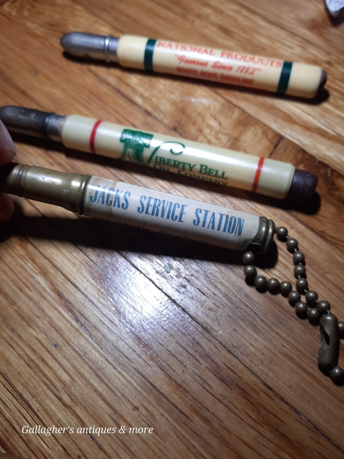 Vintage Oil Advertising Pencil Lot Sinclair Pan-am Skelly White Rose Texaco