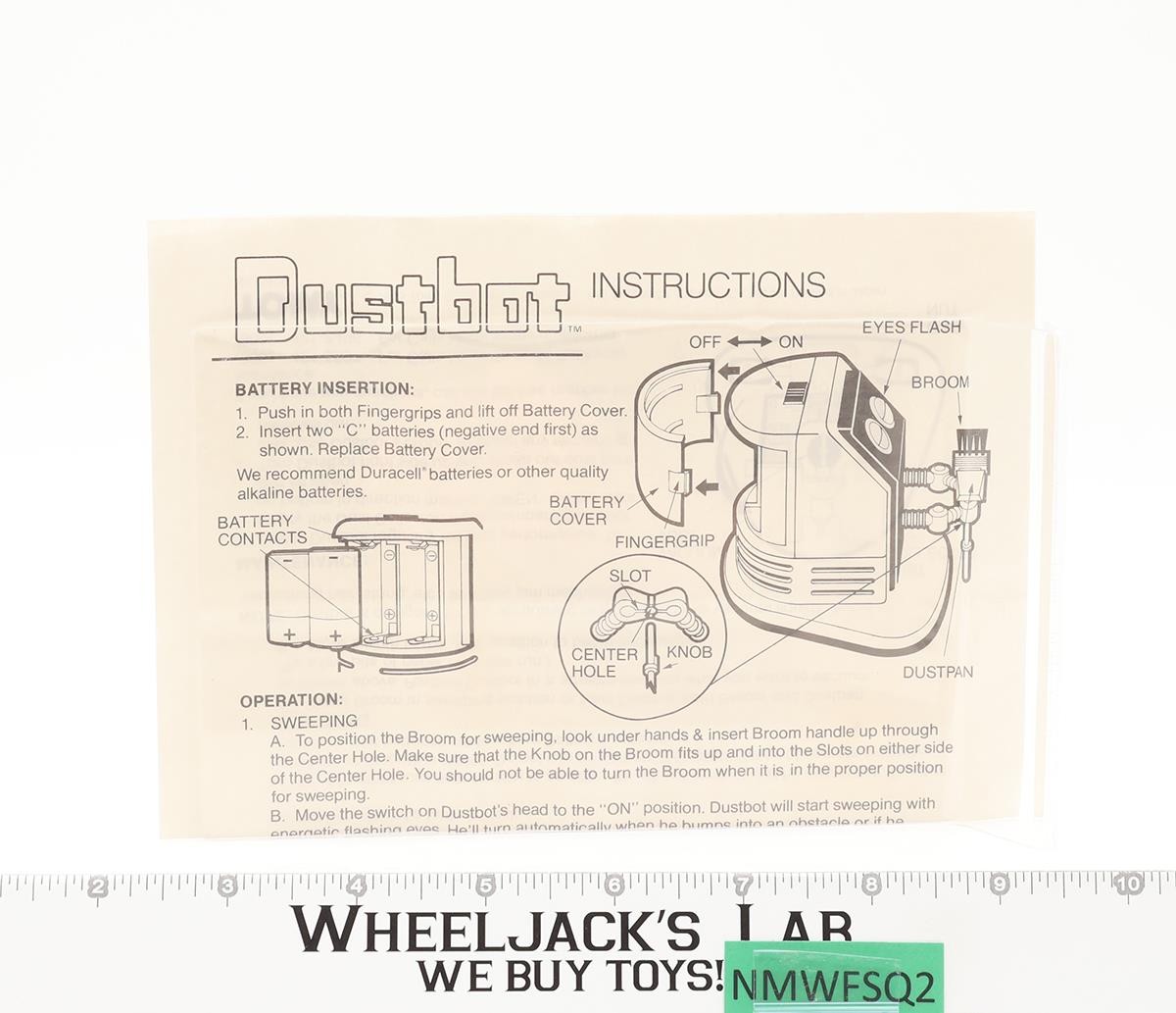 Dustbot Robot #5409 Complete WORKS 1985 Tomy Vintage Robot With Box