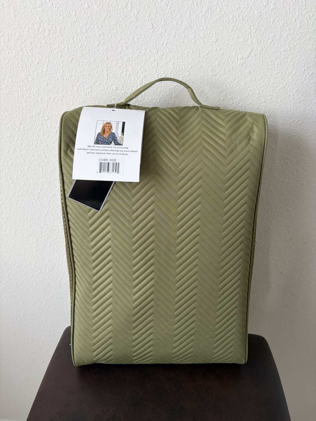 Marcy McKenna Hamptons 5-Piece Set Traveling Packing Cube Sage Green NWT