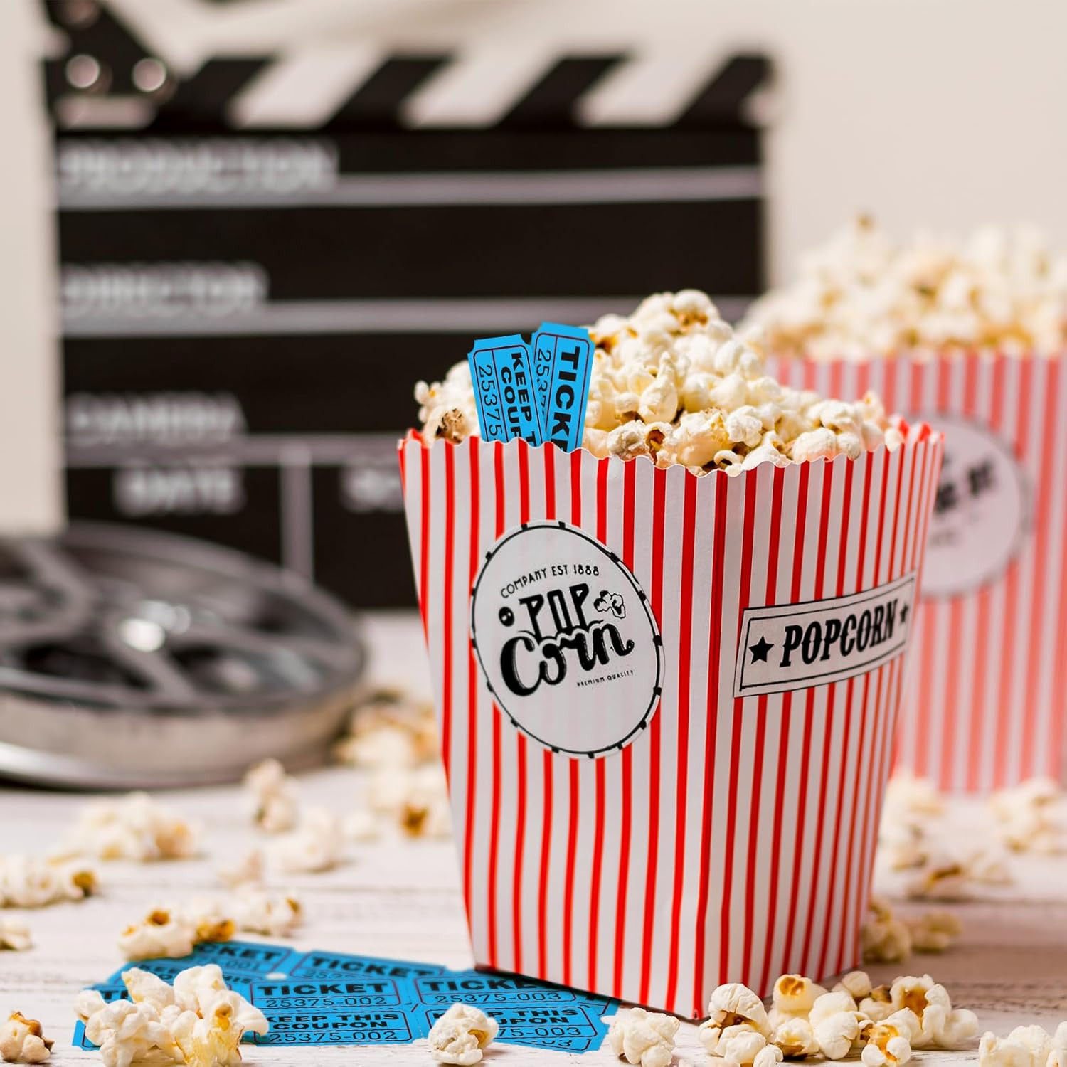 Raffle Tickets, 800 Pcs 400 Pairs,50/50 Double Ticket,Bold Numbers for Easy Read