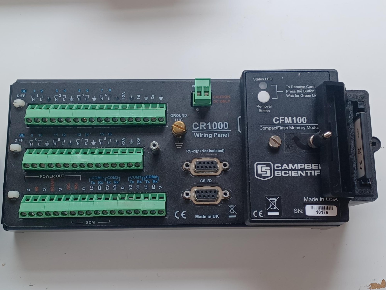 Campbell Scientific CR1000 Measurement & Control Data Logger - Used