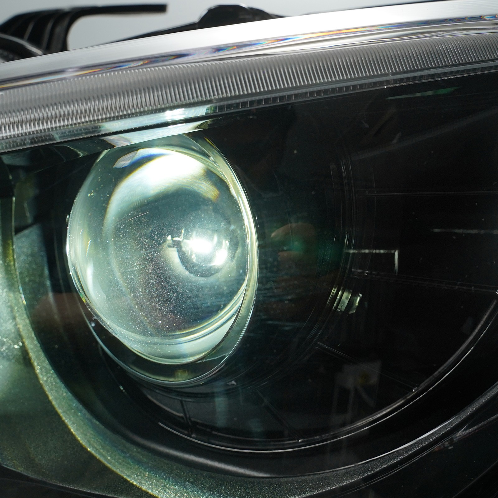 JDM Upgrade LED Headlights For 2014-2022 Infiniti Q50 Black w/o AFS Left+Right