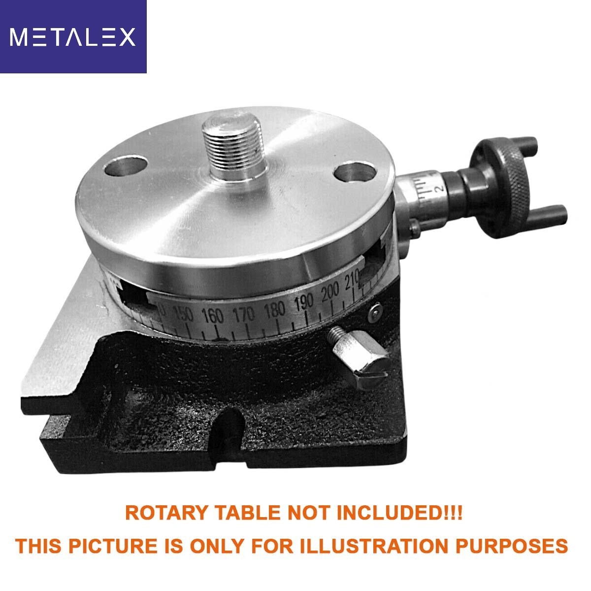 80 mm Rotary Table Backplate For 50 Or 65 mm Self Centering Mini Lathe Chuck