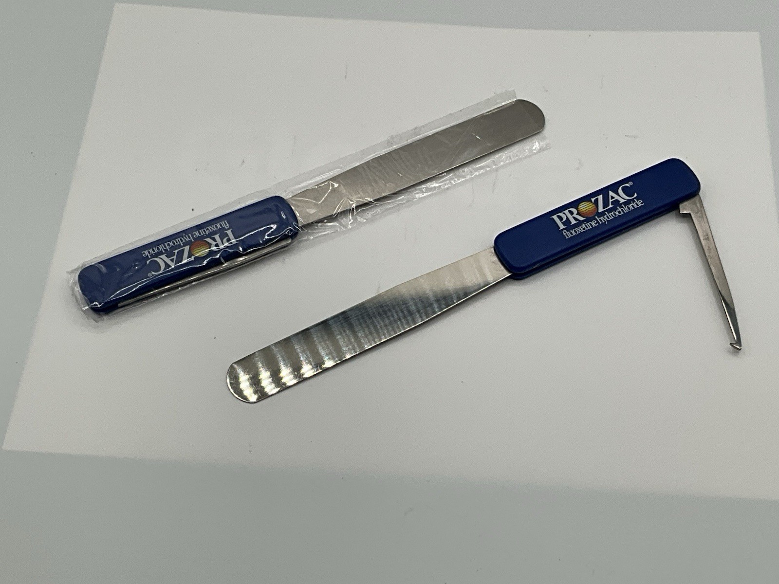 New Vintage Eli Lilly Prozac Pharmacy Spatulas - #2 Included