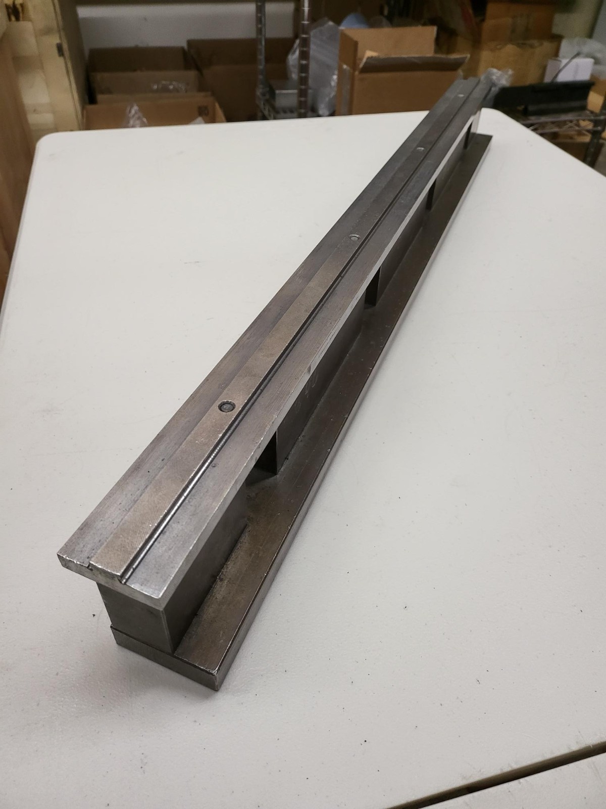 Press Brake 2V Die Holder 2.95" Tall X 2.362" Wide 32.87" Long & Amada Rail QC