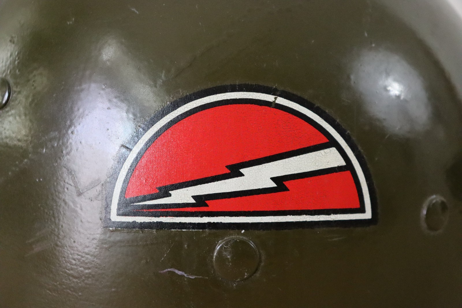 WW2 US ARMY M1 HELMET WESTINGHOUSE LINER 78TH INFANTRY DIVISION W/Emblems