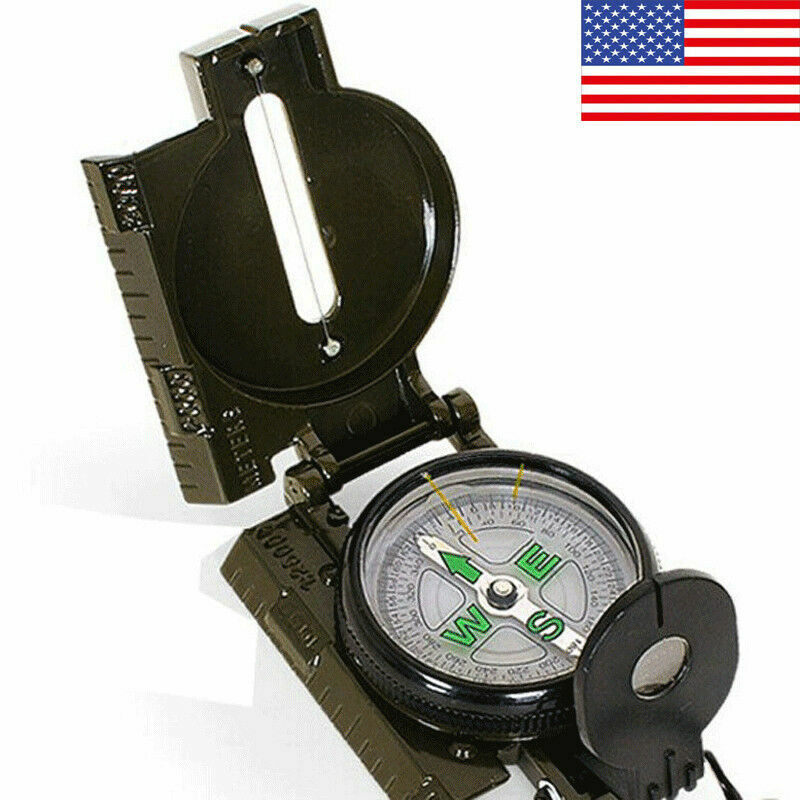 Compass Lensatic Versatile Military Camping Hiking Survival Outdoor Activity US