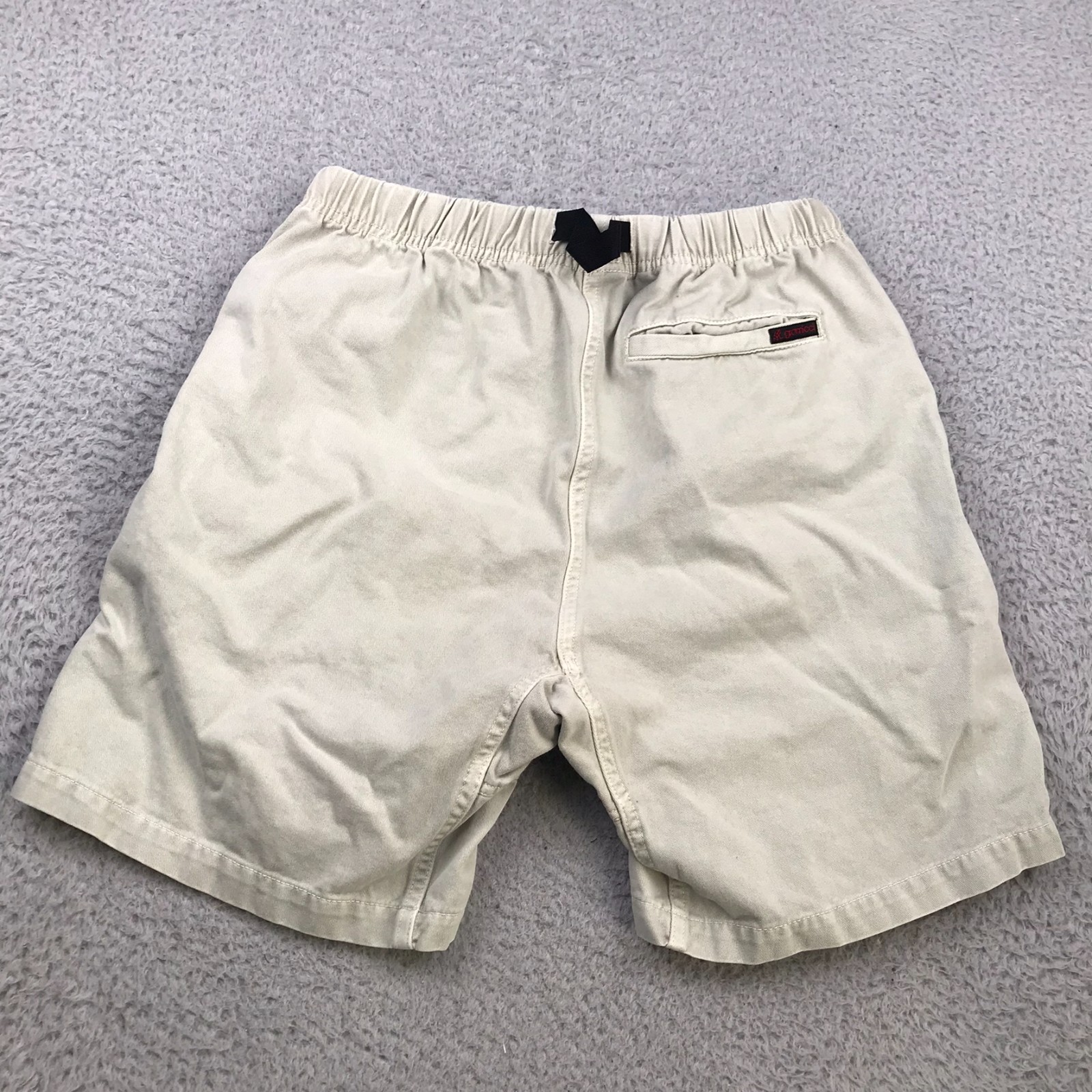 Gramicci Vintage G Series Shorts Mens M Khaki 8" Cotton Belted Hiking Climbing