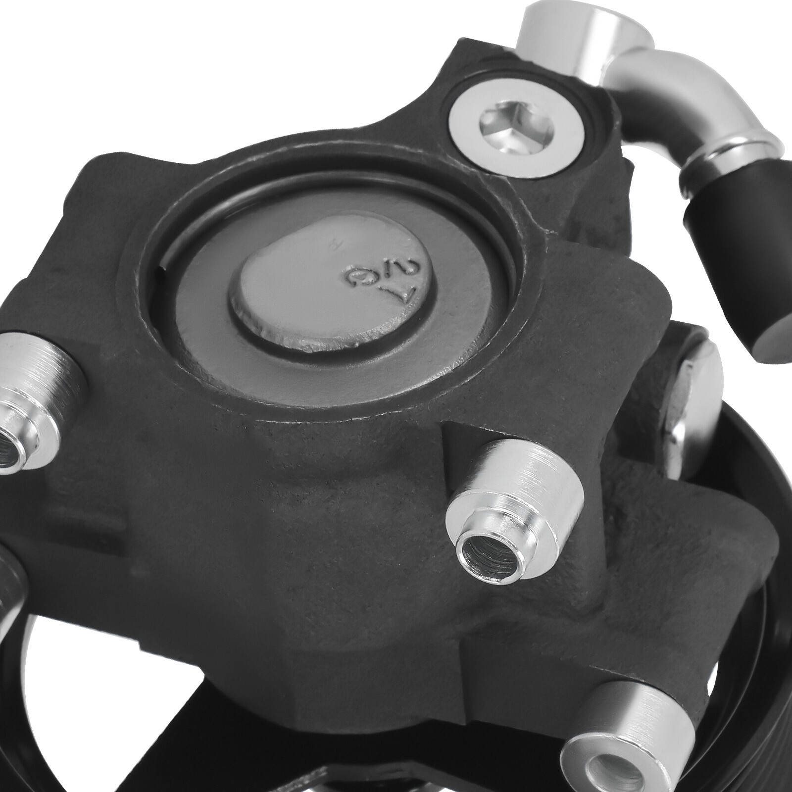 Power Steering Pump w/ Pulley For Ford F-150 2004 F-150 V8 4.6L 5.4L 2005-2008