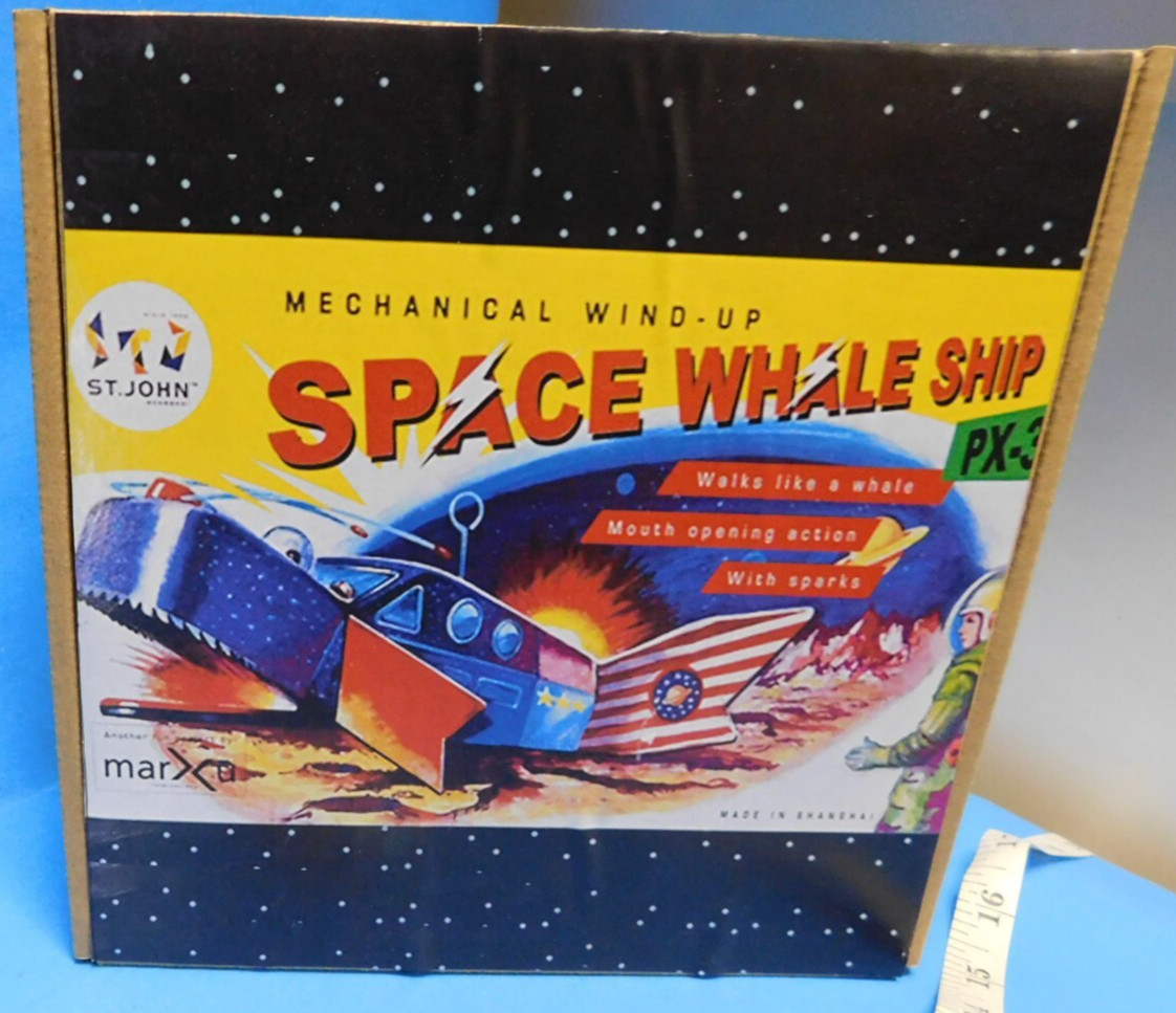 ! SPACE WHALE F.D.C.U 9.3 SAINT JOHN MARXU INT IN CUSTOM BOX RARE *ST