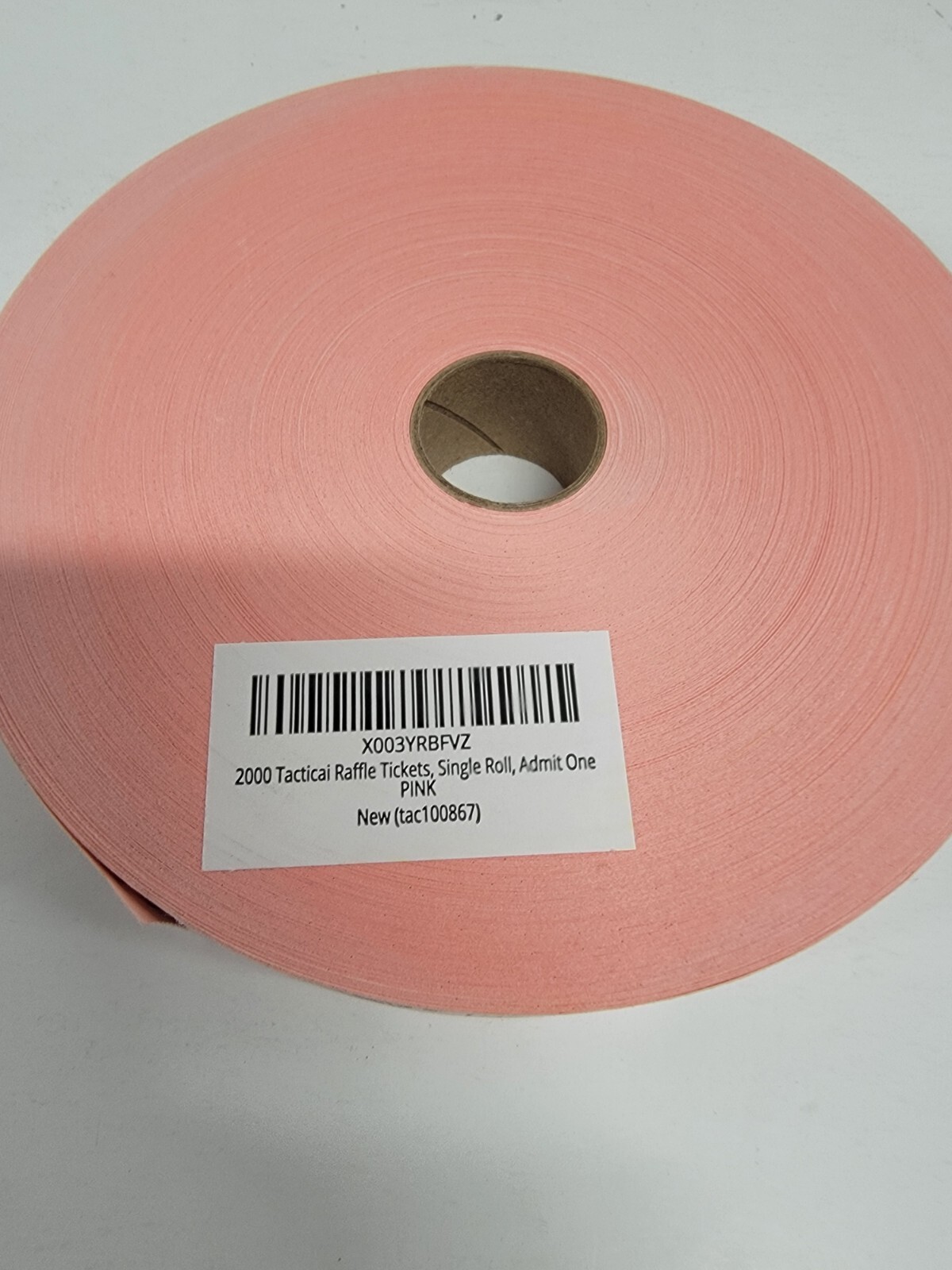 1 Roll 2,000 PINK Admit One Tickets Carnival Fun Fair Festival Raffle Entrance