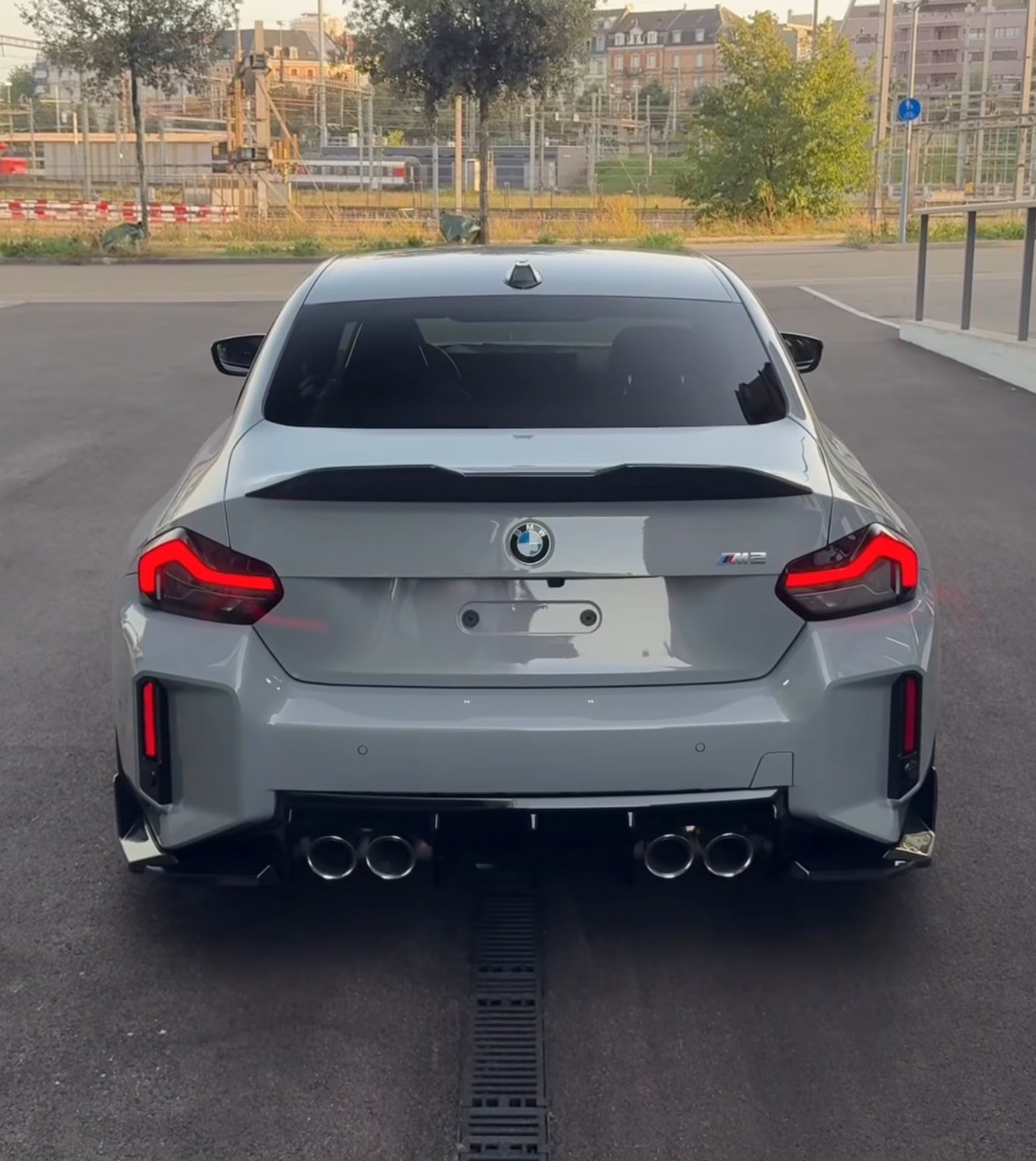 BMW 2 SERIES G42 G87 M PERFORMANCE STYLE LOOK REAR BOOT SPOILER GLOSS BLACK UK