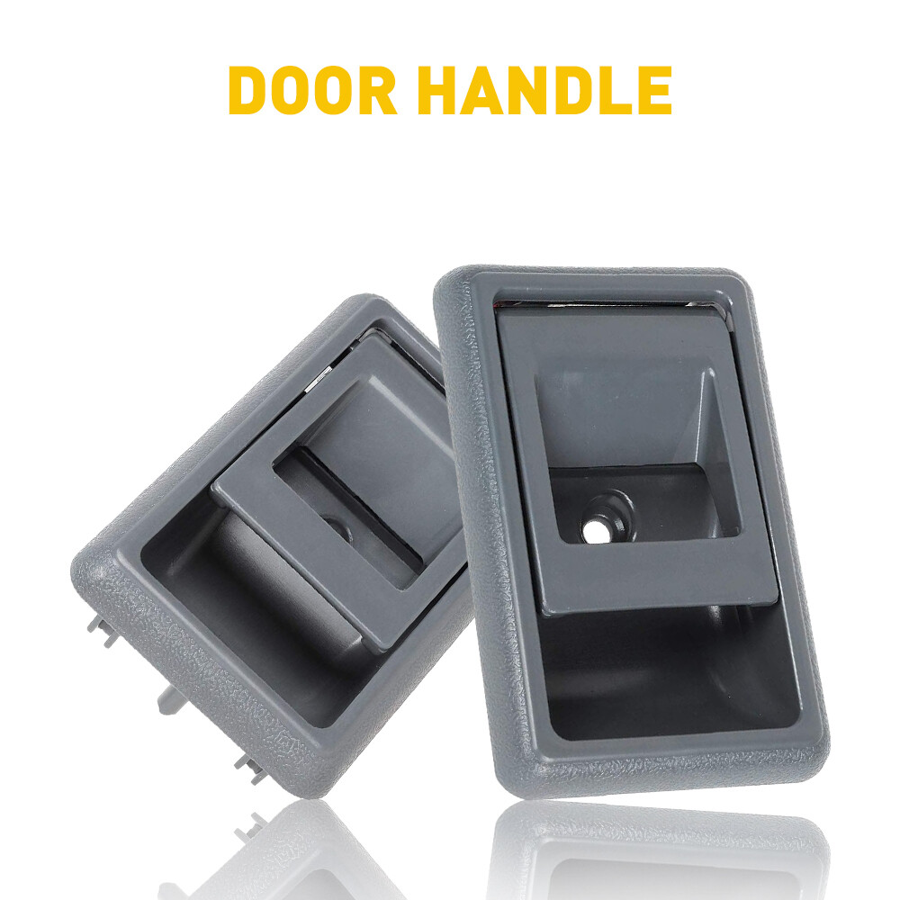 Door Handle Inner Indoor Left Right for 1995-2000 Toyota Tacoma Gray Free Return