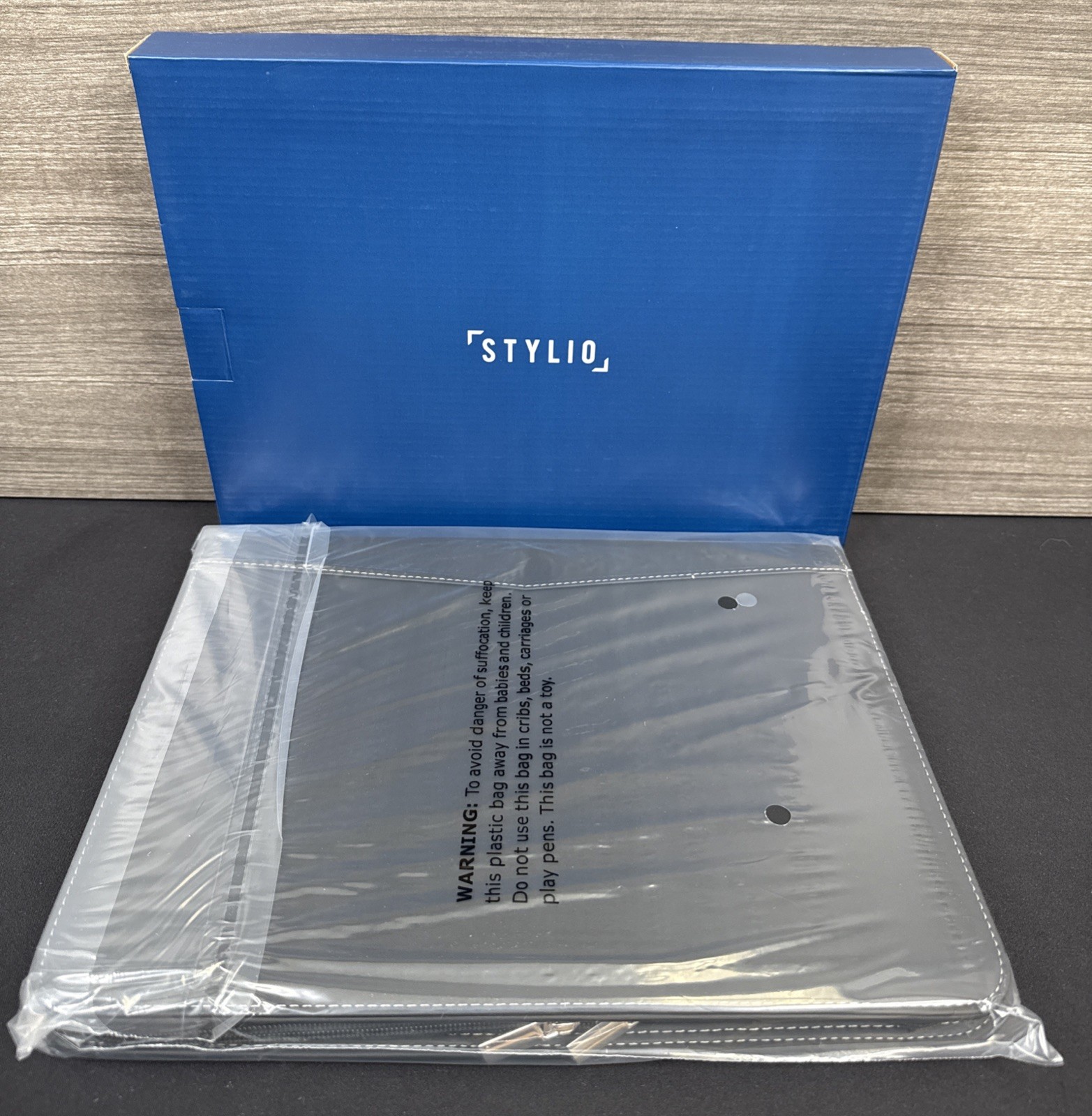 Zipper Padfolio Portfolio Binder Organizer | Faux Leather Portfolio for Resume