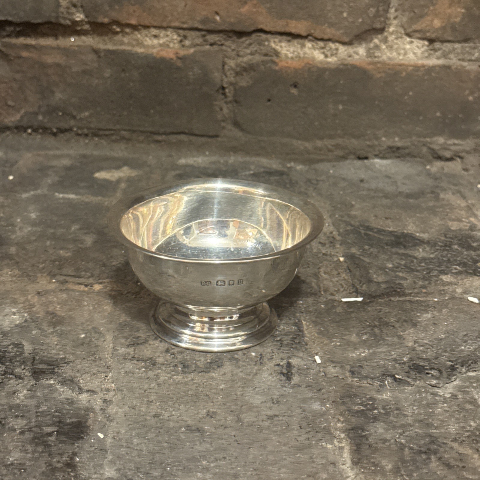 Peter Guille Ltd English Sterling Silver Small Footed Bowl