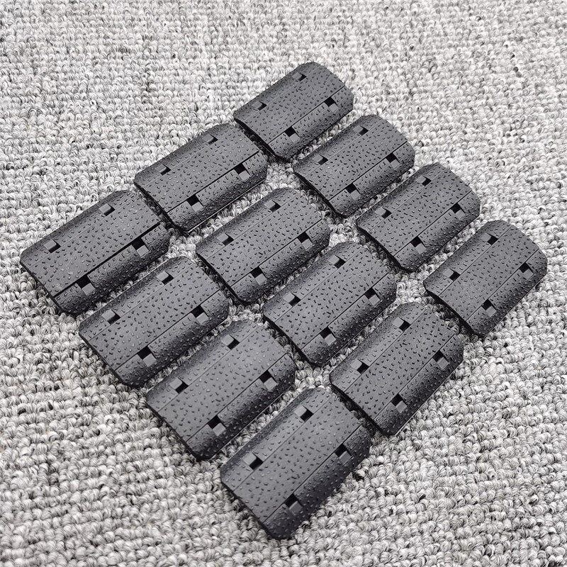 BK/DE M-lok Rail Cover 12 Piece Polymer Mlok System Covers Fit Mlok Rail System