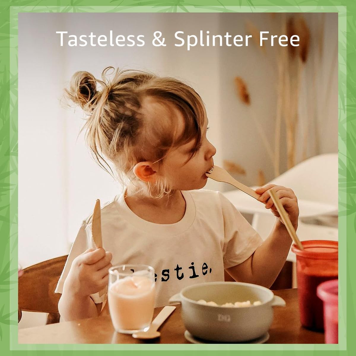 Eco-Friendly Disposable Forks - 500 Bamboo Utensils for All Occasions