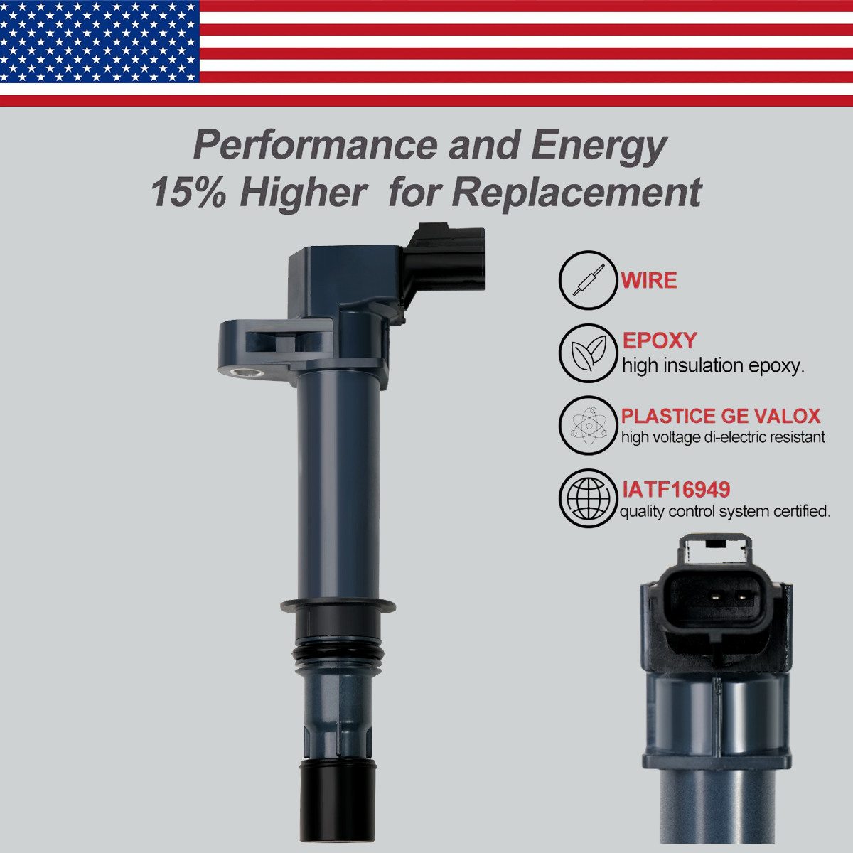 8X OEM Ignition Coil & Spark Plugs & w/plugs For Dodge Ram 1500 Jeep 4.7L UF270