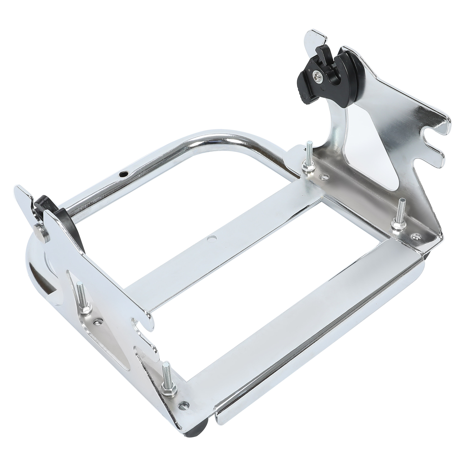 Detachable Two-Up Tour Pack Mount Luggage Rack +Docking For 97-08 Harley Touring