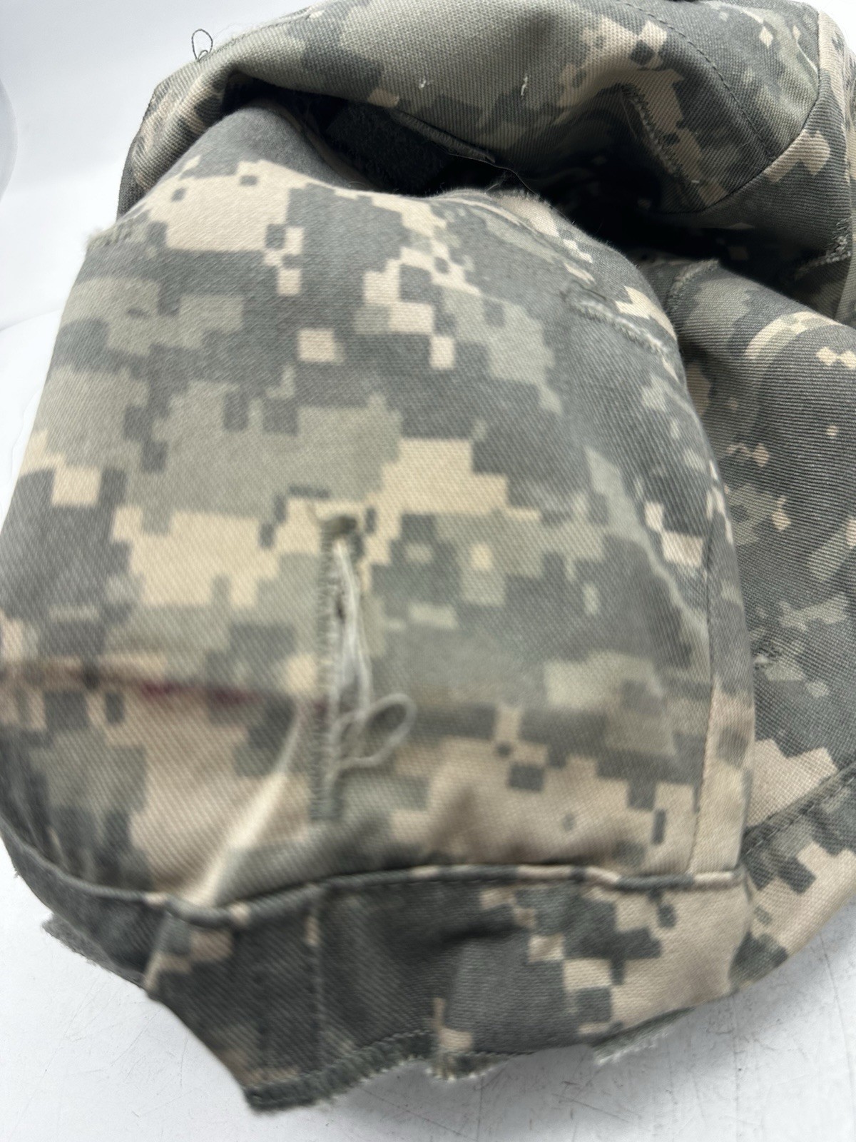 Large / XLarge Used Army ACH ACU UCP Digital Camo Combat Helmet Cover