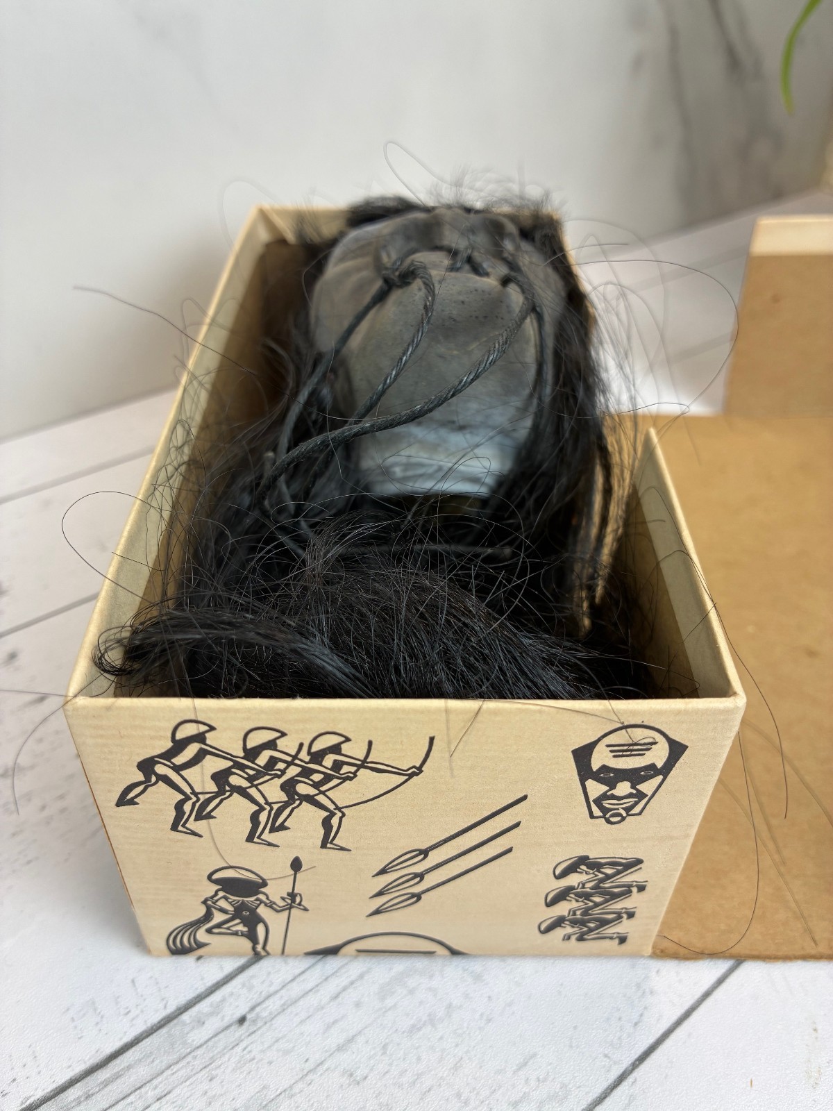 Vintage E. Joseph Cossman Co. Shrunken Head! In Original Box - EXTREMELY RARE!!!