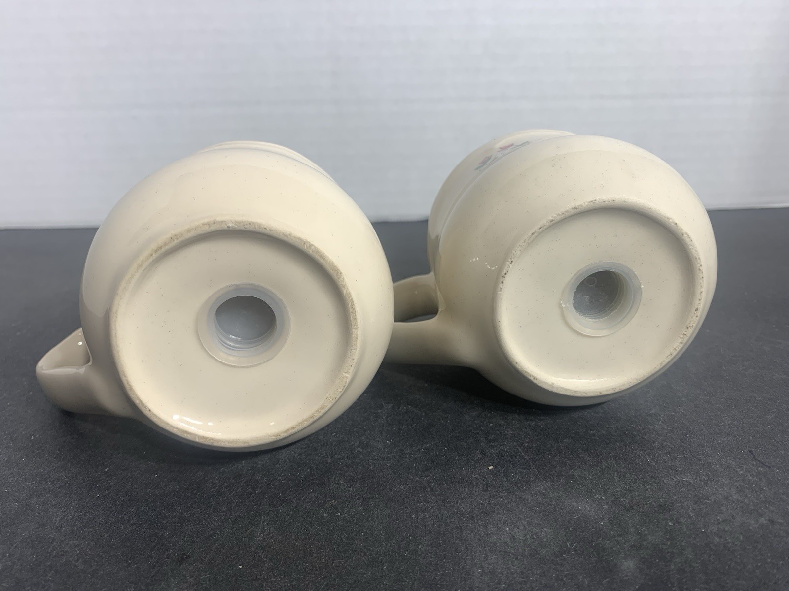 Vintage International Stoneware Heartland salt and pepper shakers, Never Used